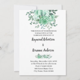 グリーンバラ結婚ズカントリーシック招待状 招待状