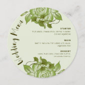 グリーンバラ結婚フローラテーマ メニュー (正面)