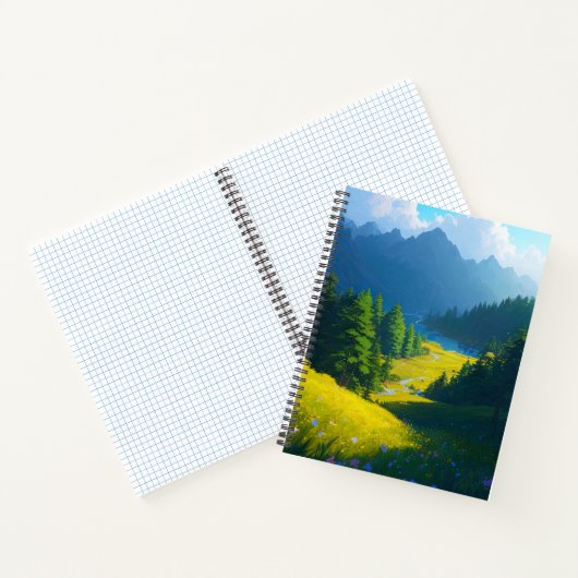 グリーンバレーの美しいを受け入れる ノートブック (内部)