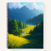 グリーンバレーの美しいを受け入れる ノートブック (正面)