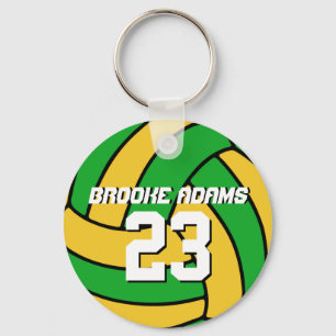 グリーンバレーボールスポーツチームブラジルKeychain キーホルダー