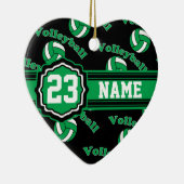 グリーンバレーボール セラミックオーナメント (右)