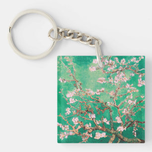 グリーンバンゴッホアーモンドの花 キーホルダー