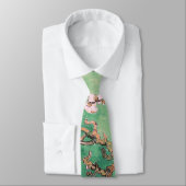 グリーンバンゴッホアーモンドの花 ネクタイ (タイ)