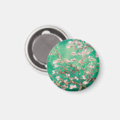 グリーンバンゴッホアーモンドの花 マグネット (正面/裏面)