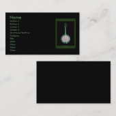 グリーンバンジョビジネスカード 名刺 (正面/裏面)