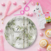 グリーンバンブーセレニティ ペーパープレート (パーティー)