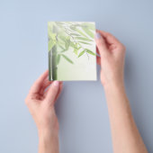 グリーンバンブー/スパ スキンケア マッサージ サロン チラシ (手)