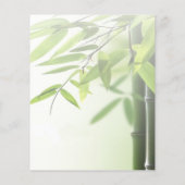 グリーンバンブー/スパ スキンケア マッサージ サロン チラシ (裏面)