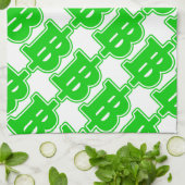 グリーンバーツ฿タイ通貨฿ キッチンタオル (折り畳み)