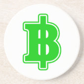 グリーンバーツ฿タイ通貨฿ コースター (正面)