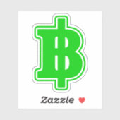 グリーンバーツ฿タイ通貨฿ シール (シート)