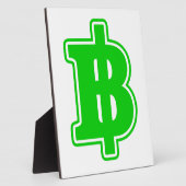 グリーンバーツ฿タイ通貨฿ フォトプラーク (側面)