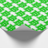 グリーンバーツ฿タイ通貨฿ ラッピングペーパー (角)