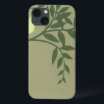 グリーンバードがグリーンブランチに止まる iPhone 13ケース<br><div class="desc">緑の色とか？じゃあこれがお前にとって完璧なアートプリントだ！ダークグリーンの枝に絵画ある黄緑色の鳥のこの美しい鳥は、どのようなザズル製品にも完全に適合するだろう。Norman Wyattの画像は、緑の3つの色合いで構成されている。今日は手に入れろ！</div>