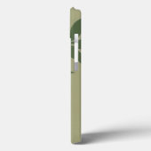 グリーンバードがグリーンブランチに止まる Case-Mate iPhoneケース (裏面 / 左)