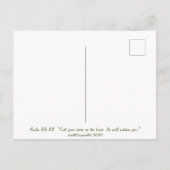 グリーンバードのポストカード " 頑張ってる？あなたは？ ポストカード (裏面)