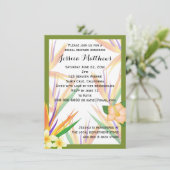 グリーンバードオブパラダイス結婚ブライダルシャワー 招待状 (スタンド正面)