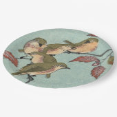 グリーンバードヴィンテージ日本のファインアート紙プレート ペーパープレート (アングル)