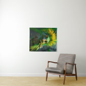 グリーンバード タペストリー (インサイチュ(横))