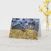 グリーンバーン カード (黄色い花)