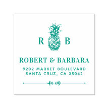 グリーンパイナップル |の結婚イニシャル差出人住所