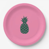 グリーンパイナップル ペーパープレート (正面)