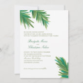 グリーンパインウッズの水色 | 結婚s 招待状 (正面)