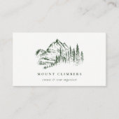 グリーンパインウッズマウンテンスケッチ登山キャンプ 名刺 (正面)