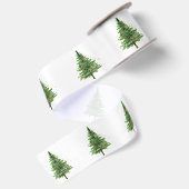 グリーンパインクリスマスボール サテンリボン (裏面)