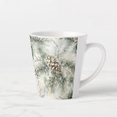 グリーンパインコーン クリスマス カフェラテマグ (右)