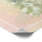 グリーンパインツリーズセレニティ祈りの言葉ポスター ポスター (角)