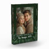 グリーンパインツリーハッピーホリデイズ フォトブロック (左)