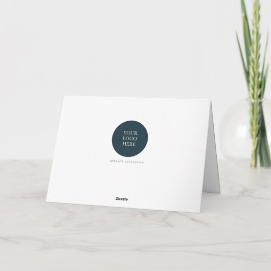 グリーンパインツリーフォレスト | 休日の挨拶 シーズンカード (裏面)