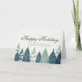グリーンパインツリーフォレスト | 休日の挨拶 シーズンカード (正面)
