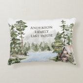 グリーンパインフォレストファミリーレイクハウスキャビン アクセントクッション (正面)