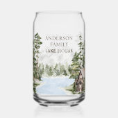 グリーンパインフォレストファミリーレイクハウスキャビン ガラス缶 (正面)