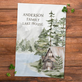 グリーンパインフォレストファミリーレイクハウスキャビン キッチンタオル