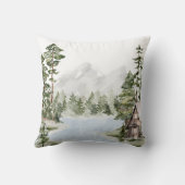 グリーンパインフォレストファミリーレイクハウスキャビン クッション (裏面)