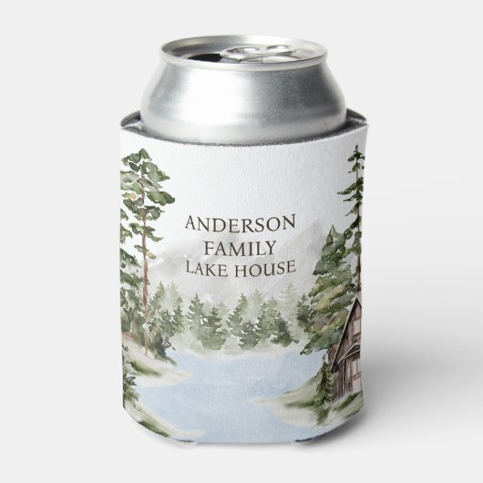 グリーンパインフォレストファミリーレイクハウスキャビン 缶クーラー (缶正面)