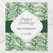 グリーンパインフォレストホリデイ ワインラベル (シングルラベル)