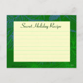 グリーンパインホリデーレシピカード シーズンポストカード (裏面)