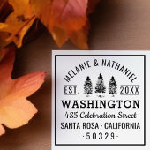 グリーンパイン素朴ズ結婚差出人住所 セルフインキングスタンプ