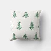 グリーンパゴダのクリスマスツリーのパタモノグラムのーン クッション (裏面)