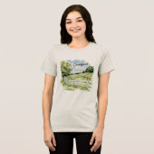 グリーンパスターズ牧場の馬 トライブレンドＴシャツ (正面全面)