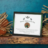 グリーンパスター感謝祭　イベント　ギフト フォトプラーク (側面)