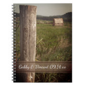 グリーンパスチャーズカントリーファームラン結婚チ ノートブック (正面)
