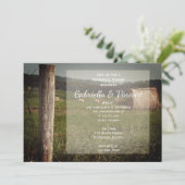 グリーンパスチャーズカントリーファームリハーサルディナー 招待状 (スタンド正面)