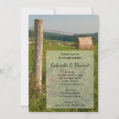 グリーンパスチャーズカントリーフ結婚ァーム 招待状 (正面)