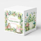 グリーンパステルフェアリーファースト誕生日- フェイバーボックス (裏面サイド)